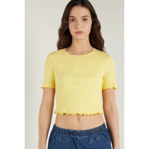 Tezenis Pamut Crop Top