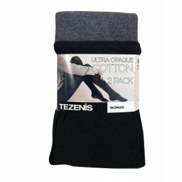   Tezenis Pamut Keverék Harisnya Szett Szürke és Fekete Színben
