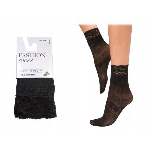 Calzedonia Rövid Szárú Zokni, Csipkével