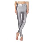 Calzedonia fényes ezüst színű nadrág szemből