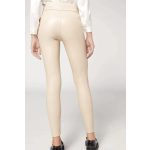 Calzedonia Bőrhatású Thermal Leggings Skinny Fit 