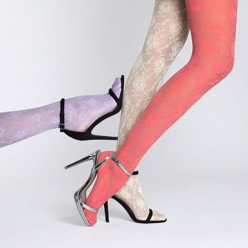 Calzedonia Virágmintás  - Tüll 20 den Harisnya 