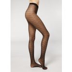 Calzedonia Áttetsző Harisnya „girls support girls” Felirattal, 30 den